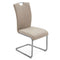Lazzaro Taupe Chair with Handle