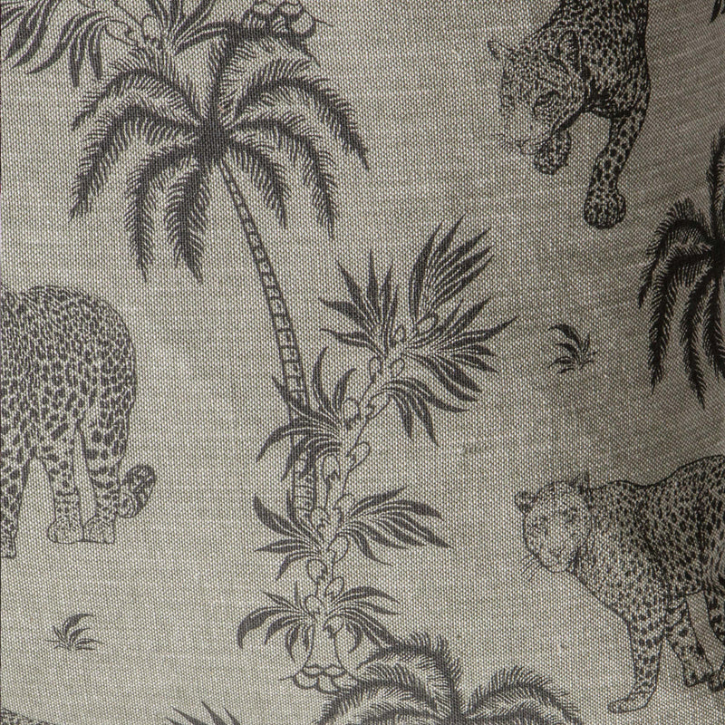 Leopard and Palm Tree Cushion