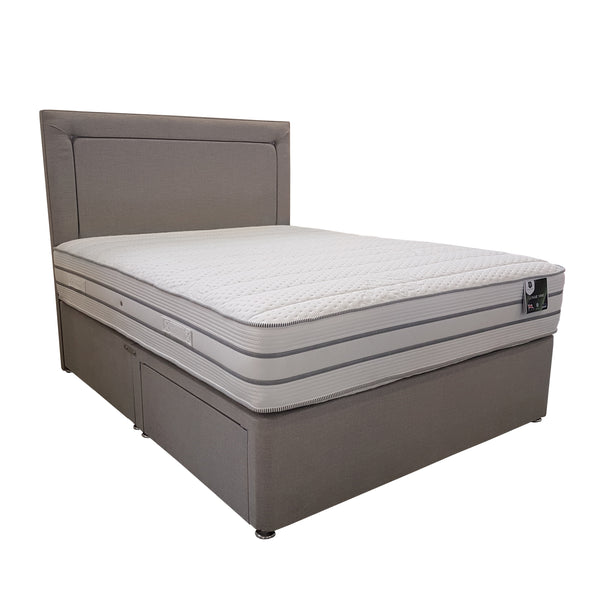 Lunar Bed Set with Side Opening Ottoman Base