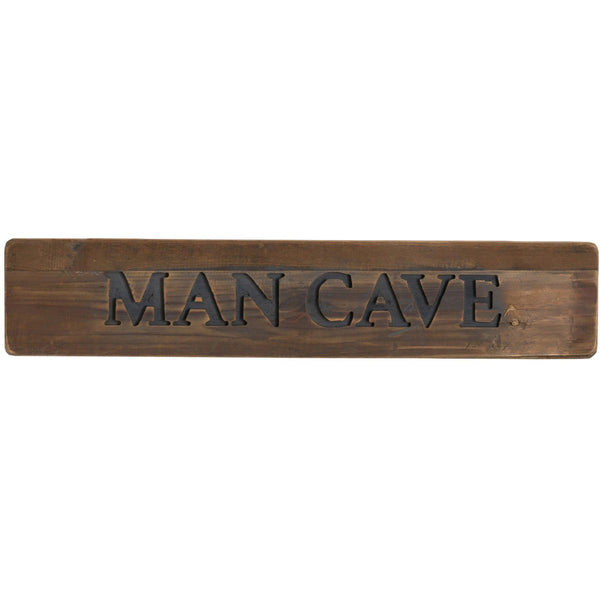 Man Cave Wooden Plaque