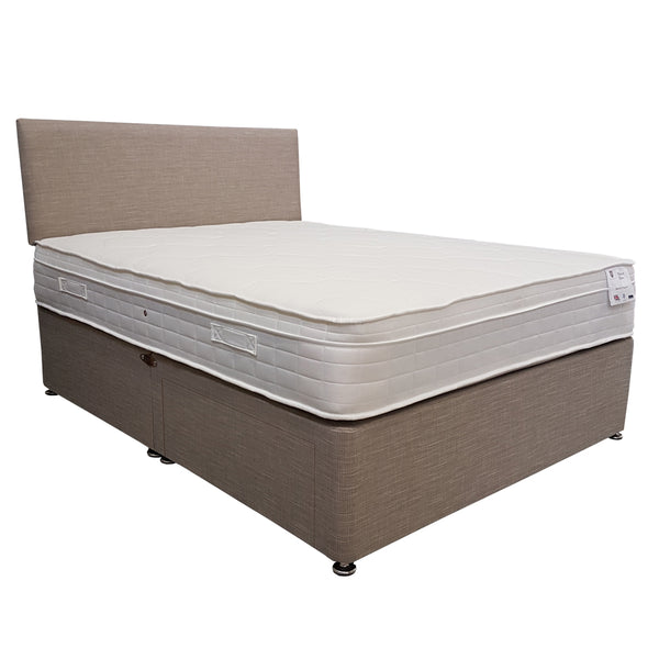 Memory Support Bed Set with 2 Drawers