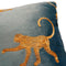 Monkey Safari Velvet Cushion