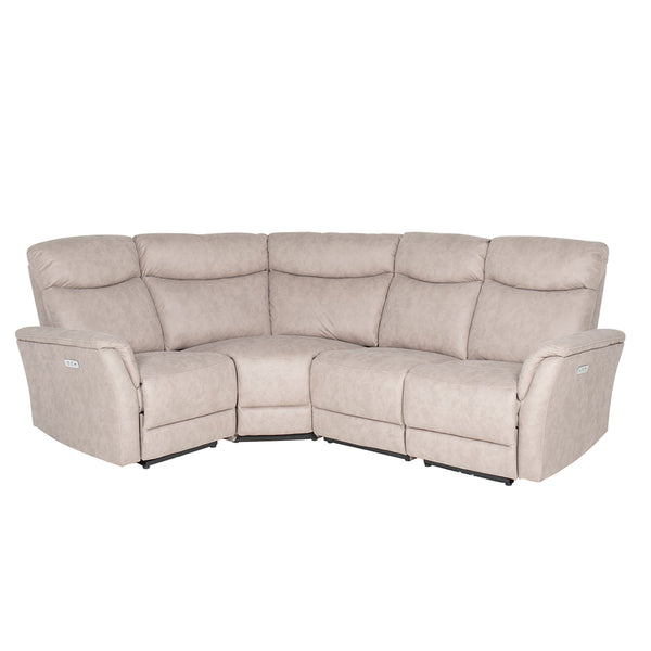 Alexander Electric Recliner - Corner Group Taupe