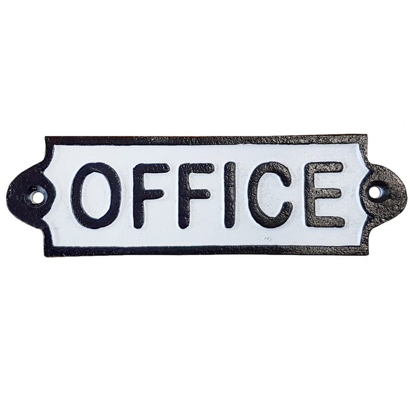 Office Metal Wall Plaque