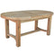 French Oak Oval Extending Dining Table with 2 Leaves