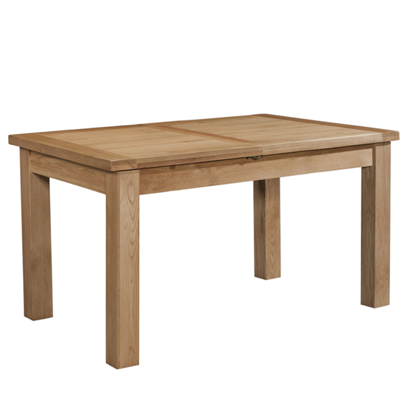 Oxford Oak Small Extending Table 1 Leaf