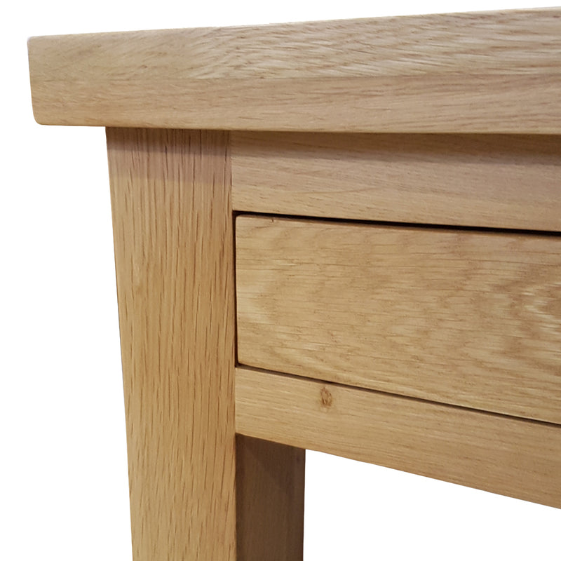 Oxford Oak Single Pedestal Desk