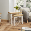 Canterbury Grey Nest of 2 Tables