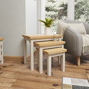 Canterbury Grey Nest of 3 Tables