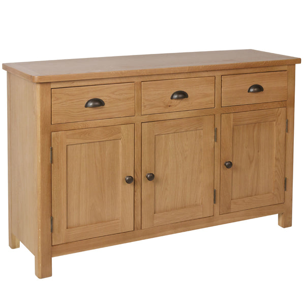 Canterbury Oak 3 Door Sideboard