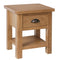 Canterbury Oak 1 Drawer Lamp Table