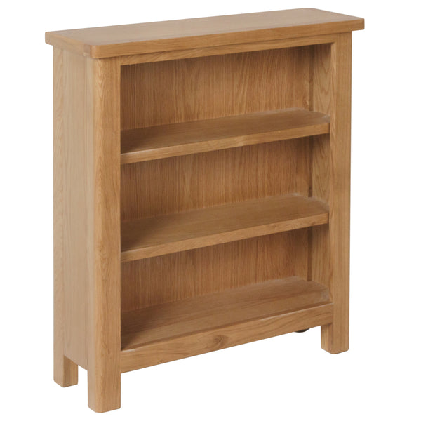 Canterbury Oak Small Wide Bookcase