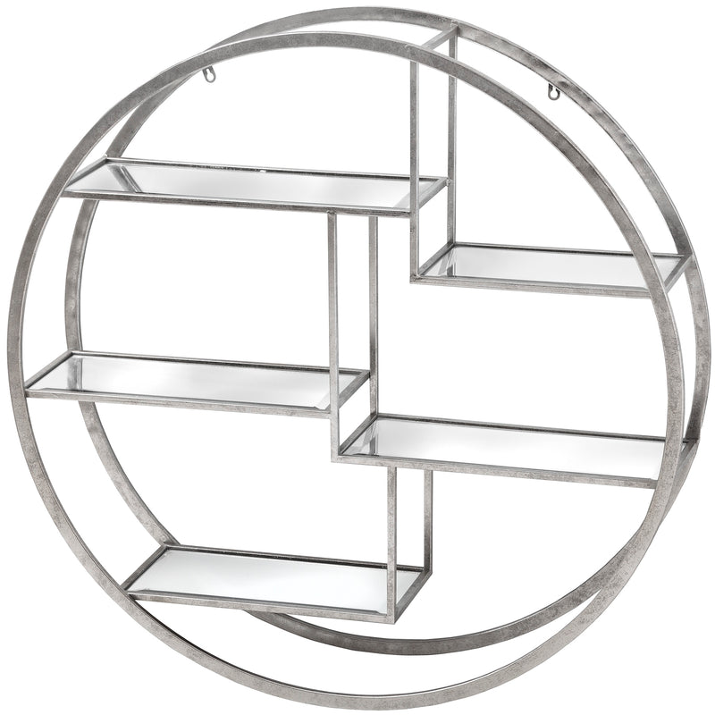 Antique Silver Multi Shelf - Ex Display