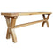 French Oak Ox Bow Bench Small