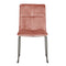 Victoria Velvet Chair - Blush - Ex Display