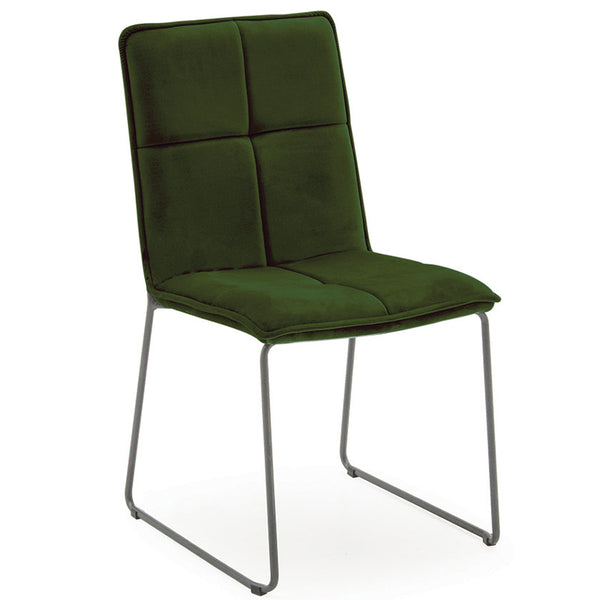 Victoria Velvet Chair - Green