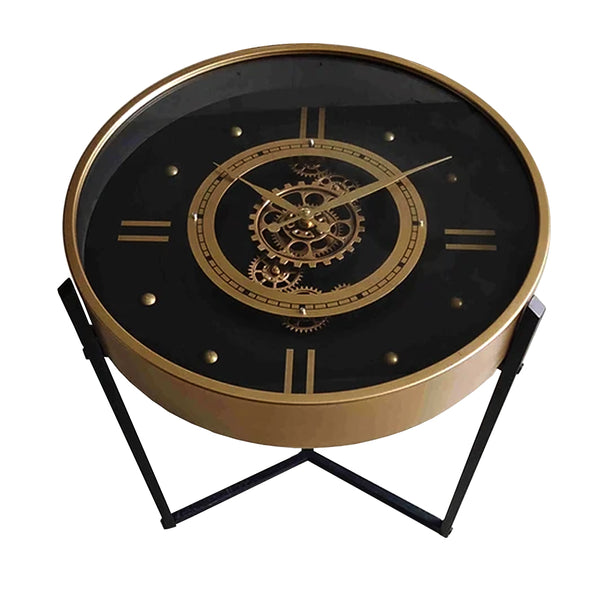 Aviator Moving Cog Clock Table