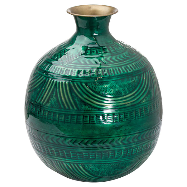 Aztec Squat Vase