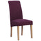 Oxford Maroon Fabric Chair