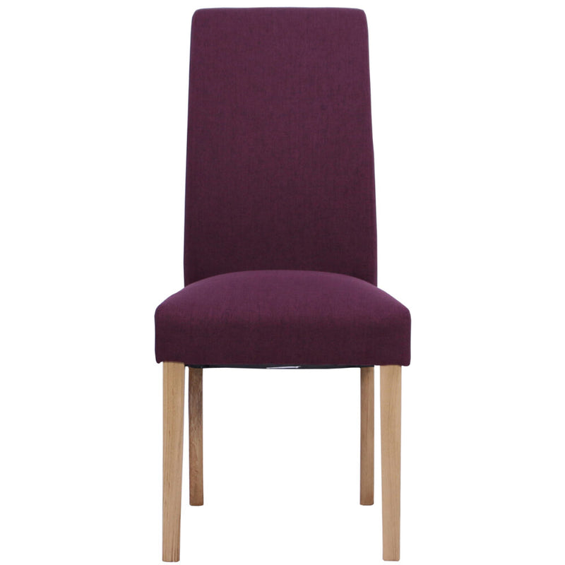 Oxford Maroon Fabric Chair