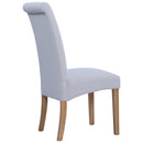 Oxford Light Grey Fabric Chair