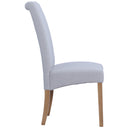 Oxford Light Grey Fabric Chair