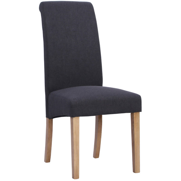 Oxford Dark Grey Fabric Chair