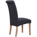 Oxford Dark Grey Fabric Chair
