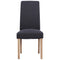 Oxford Dark Grey Fabric Chair