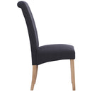 Oxford Dark Grey Fabric Chair