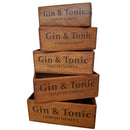 Gin & Tonic Wooden Boxes