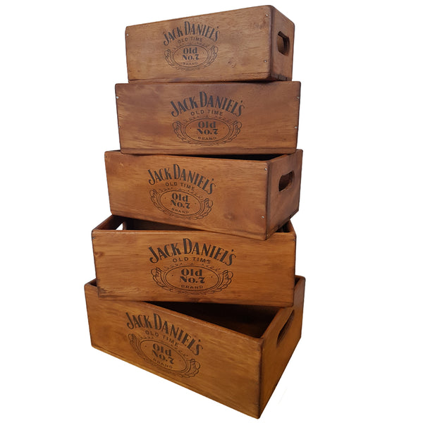 Jack Daniels Wooden Boxes