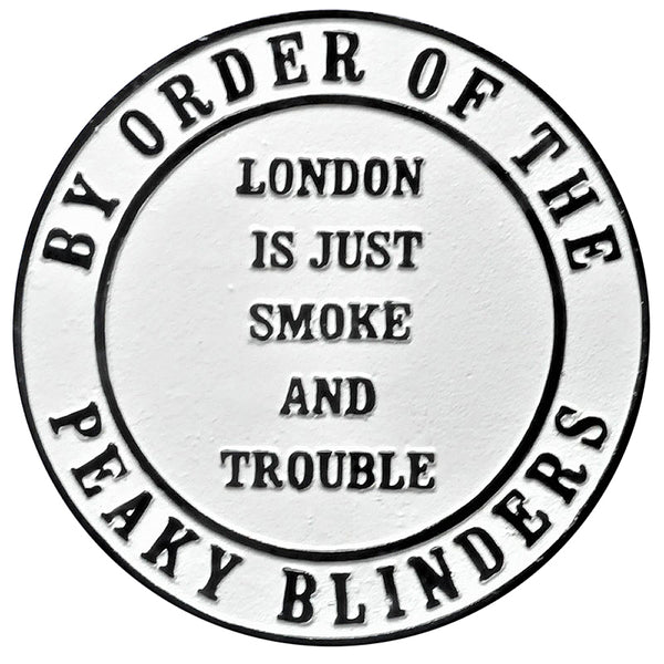 Peaky Blinders London Metal Wall Plaque