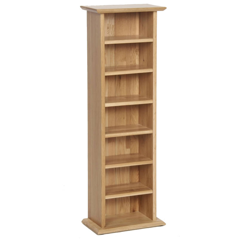 Hampshire Oak CD/DVD Rack