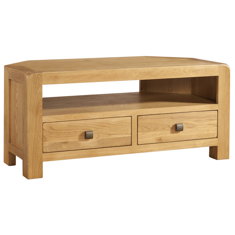 Sway Oak Corner TV Unit