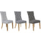 Paddington Curved Button Back Chair - Dark Grey