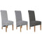 Paddington Scroll Back Chair - Light Grey
