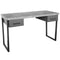 Foundry Stone Effect 2 Drawer Desk