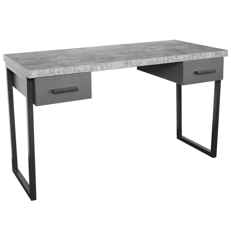 Foundry Stone Effect 2 Drawer Desk