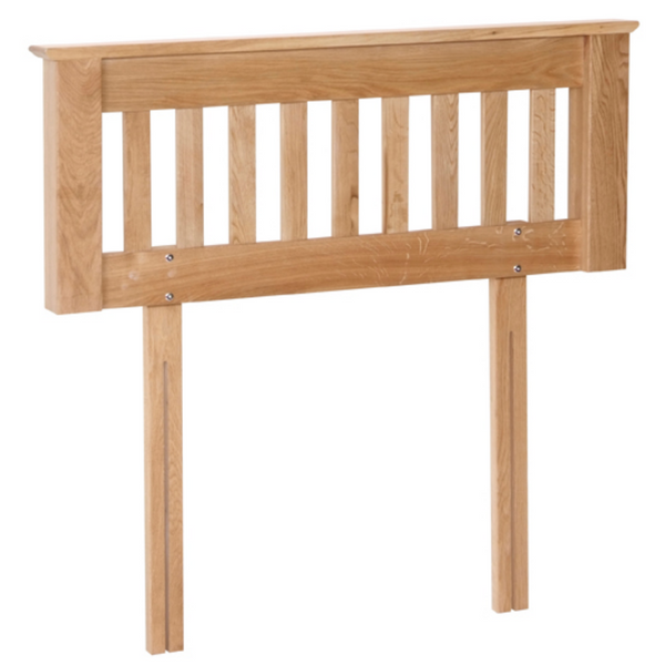 Hampshire Oak Slatted Headboard