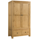 Sway Oak Double Wardrobe