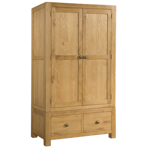 Sway Oak Double Wardrobe