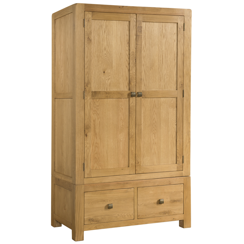 Sway Oak Double Wardrobe