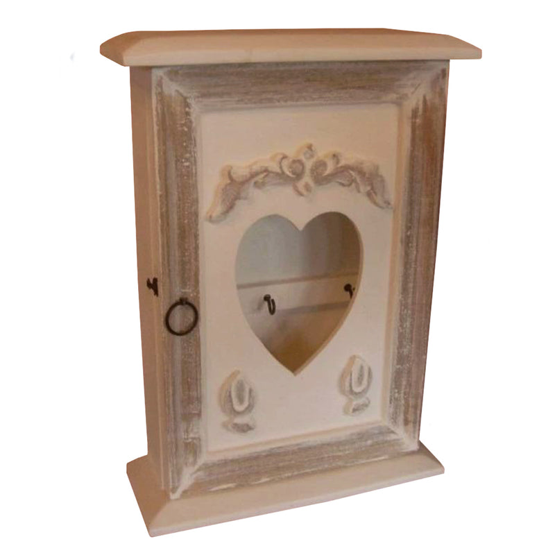 Shabby Chic Heart Key Cupboard