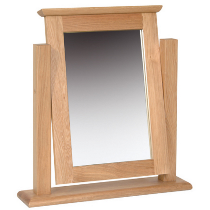 Hampshire Oak Single Dressing Table Mirror