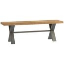 Foundry Oak Small Bench