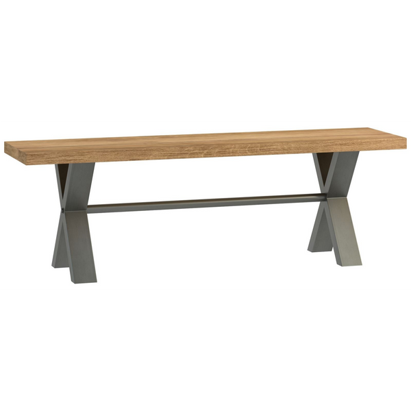 Foundry Oak Small Bench